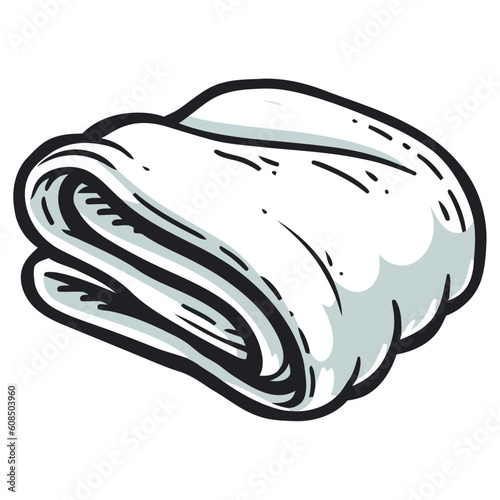 vector design of towel textile