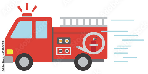 消防車のイラスト