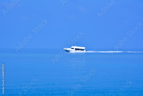 boat on the sea © Code