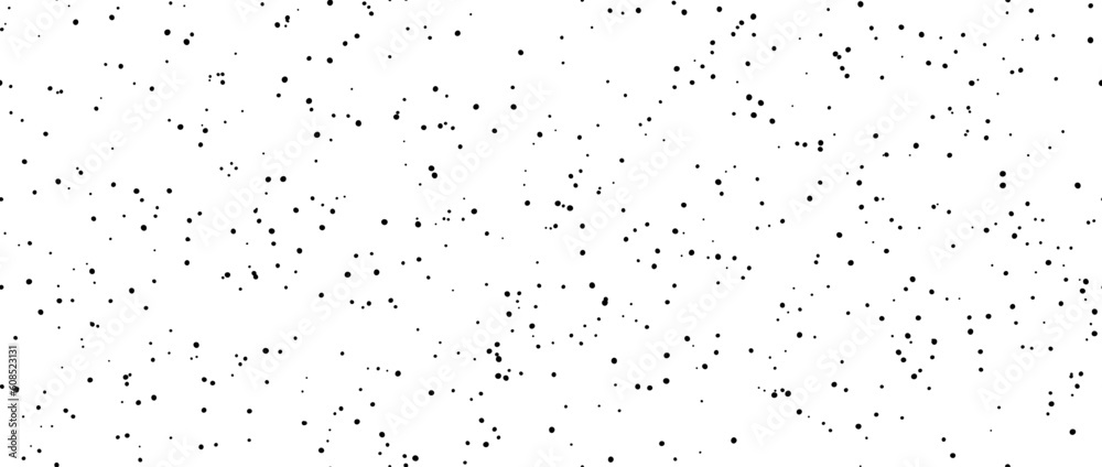 Seamless dotted pattern. Noise grain repeating background texture. Particles, splashes, drops, pieces, specks, speckles wallpaper. Irregular grunge vector backdrop