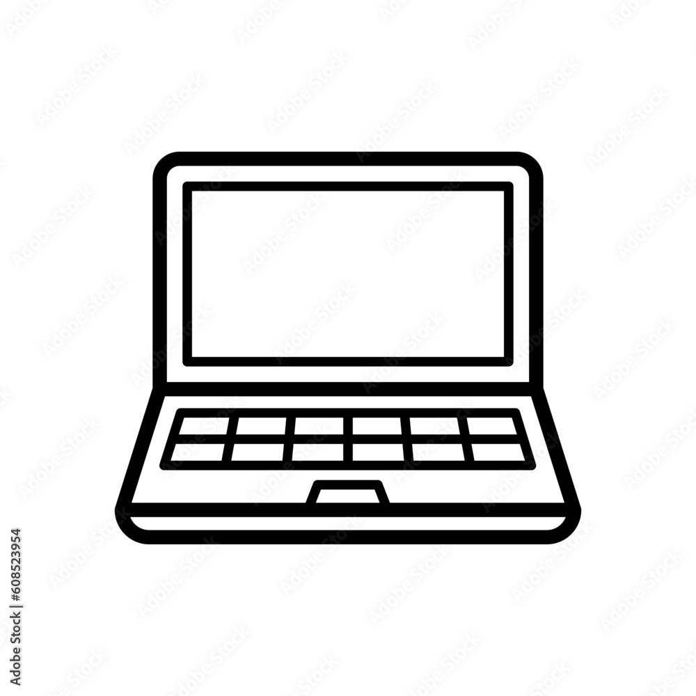 Laptop icon vector on trendy design Laptop icon vector on trendy design