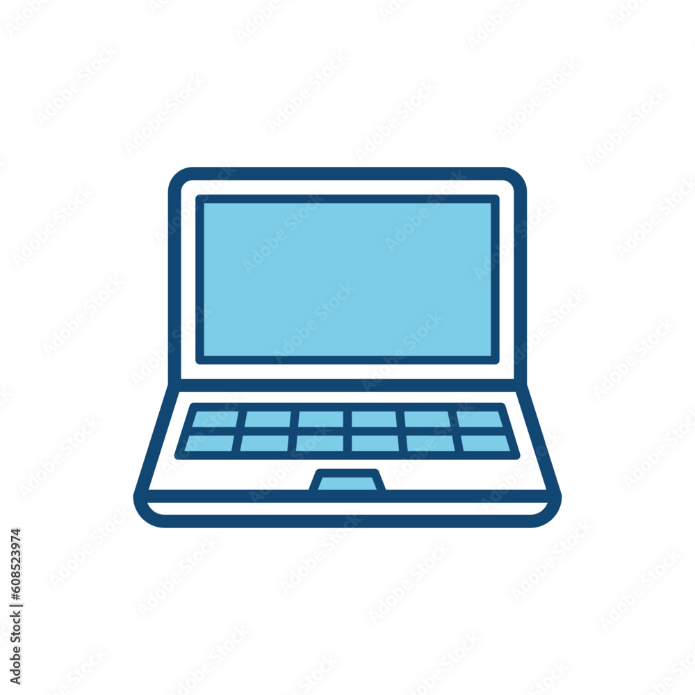 Laptop icon vector on trendy design Laptop icon vector on trendy design