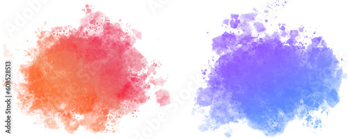 watercolor vector stains; background for texts