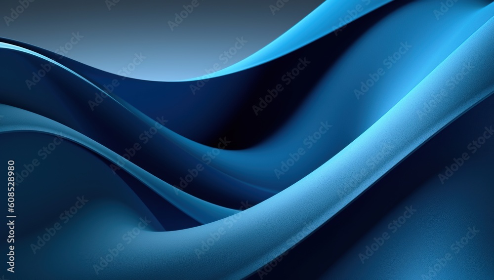 Obraz premium abstract blue wave background