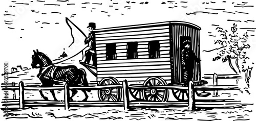 Old coach on its way