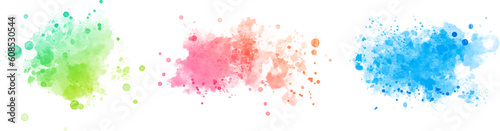 watercolor vector stains; background for texts photo
