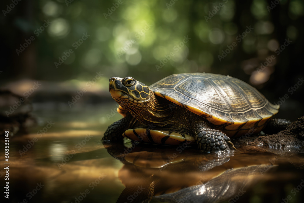 Obraz premium Turtle, generative ai