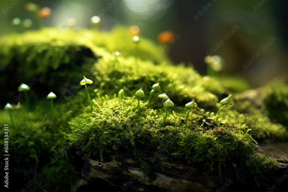 Moss Nature's Carpet of Vibrant Green Moss Nature's Carpet of Vibrant Green