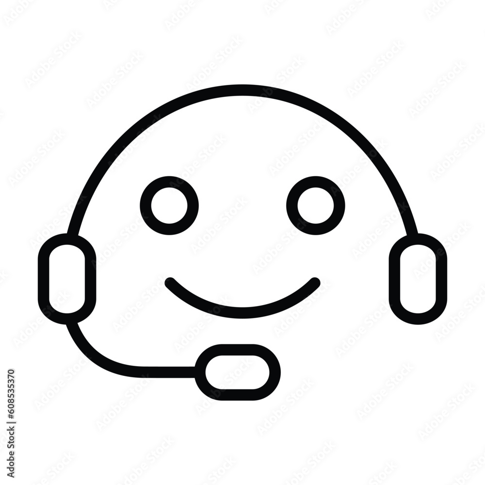 Obraz na plátně Customer service vector icon