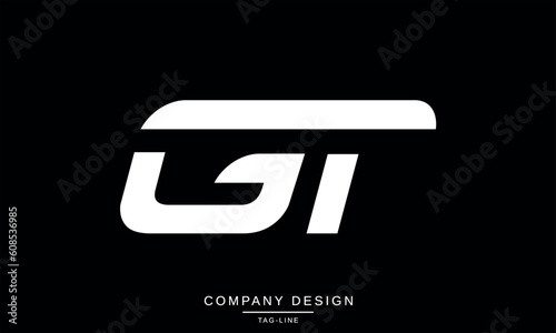 GT, TG, Abstract Letters Logo Monogram