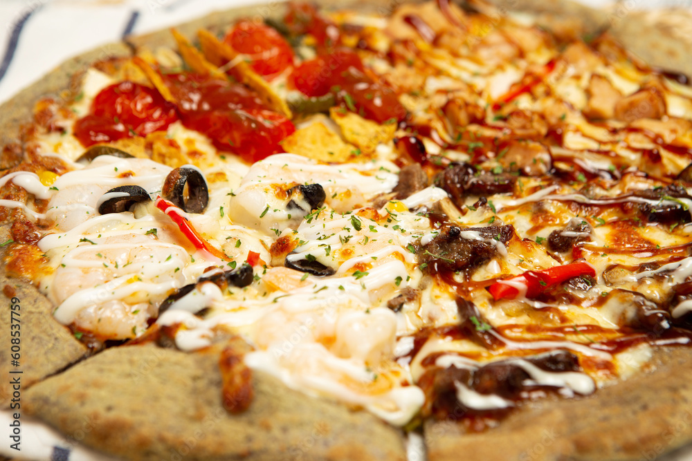pizza on a plate pizza on a plate