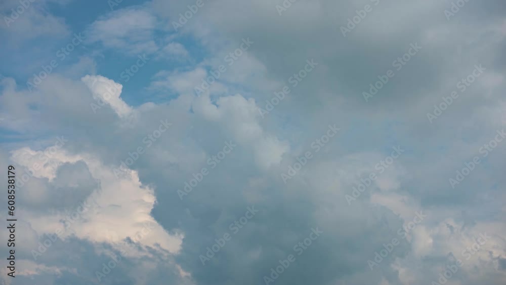 Cumulus clouds timelapse before storm, high dynamic range HDR Cumulus clouds timelapse before storm, high dynamic range HDR