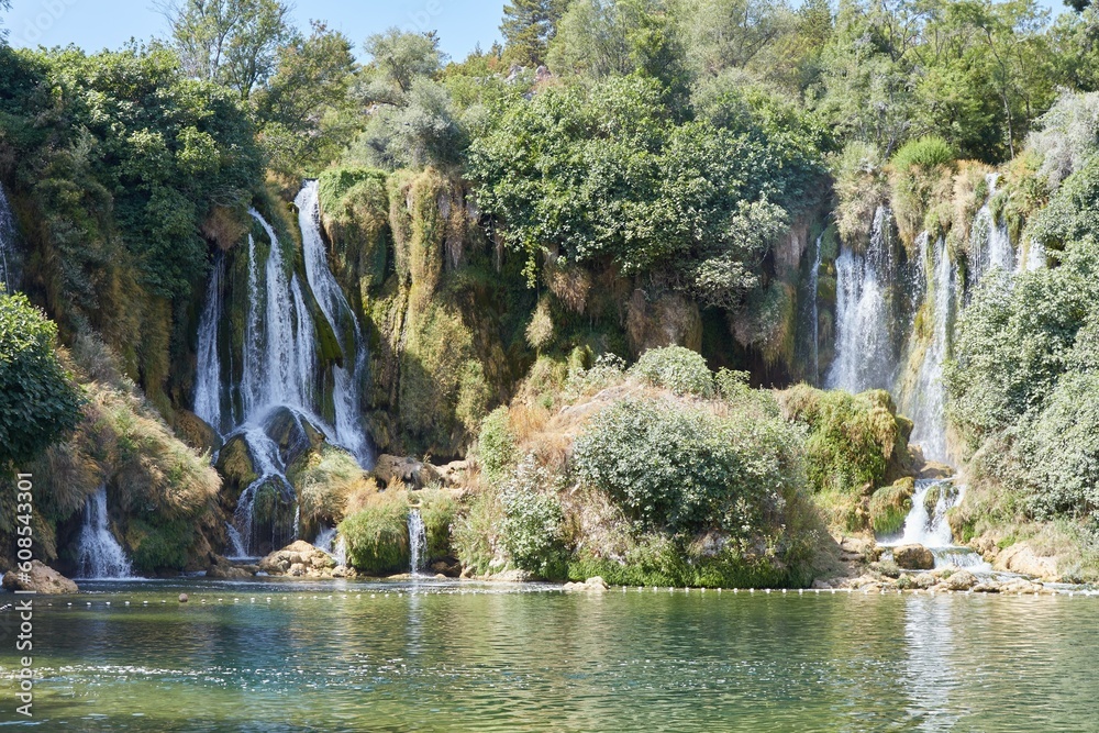 Naklejka premium The Kravice Waterfalls, one of the most iconic destinations in Bosnia and Herzegovina