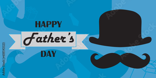 Background design with the theme of father's day