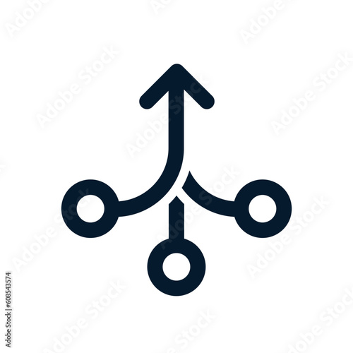 Consolidation.Vector icon isolated on white background.
