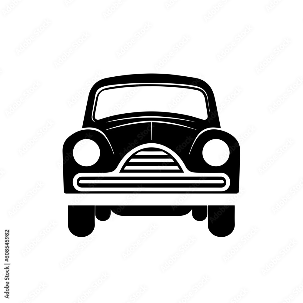 Car  Logo Monochrome Design Style