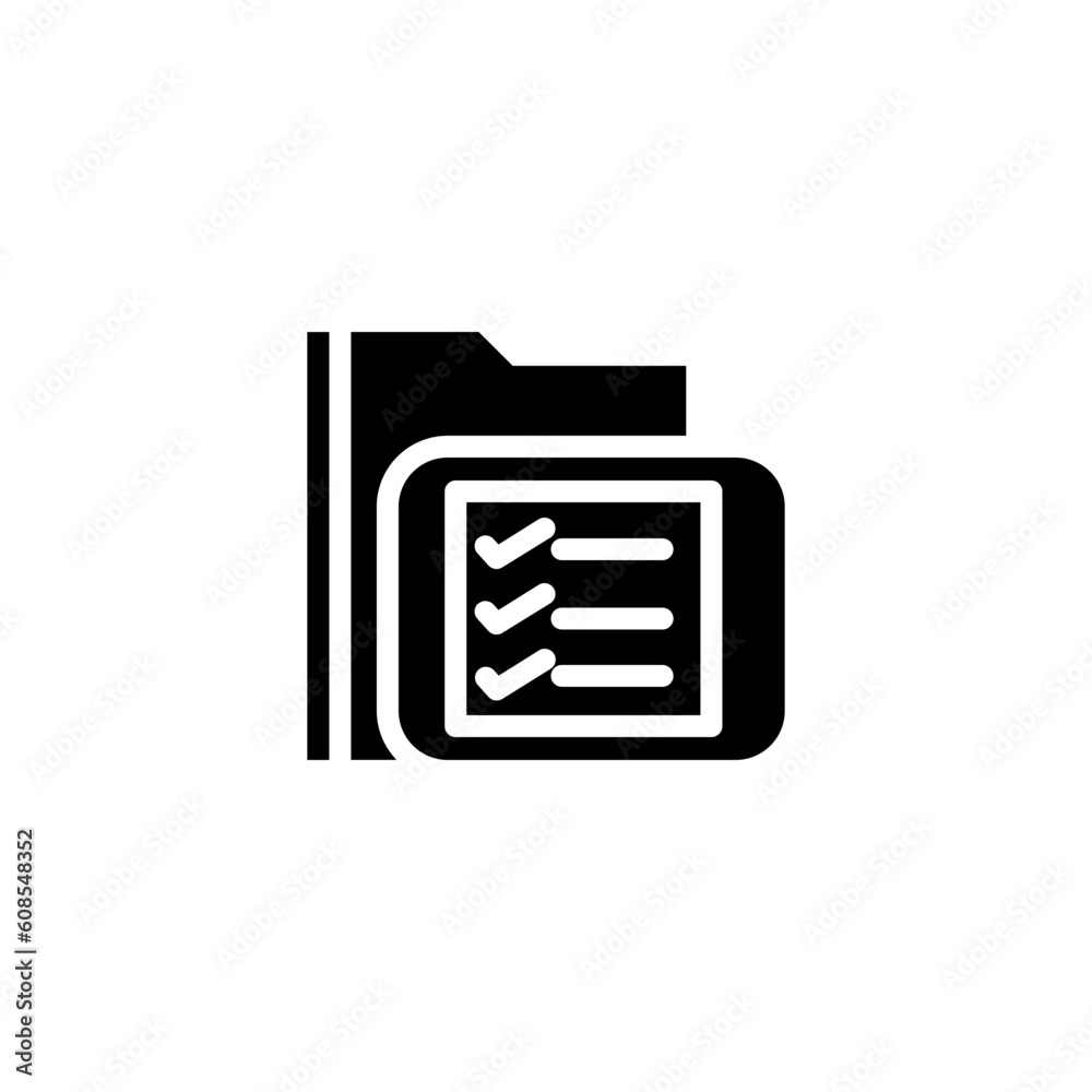 catalog document folder solid icon catalog document folder solid icon