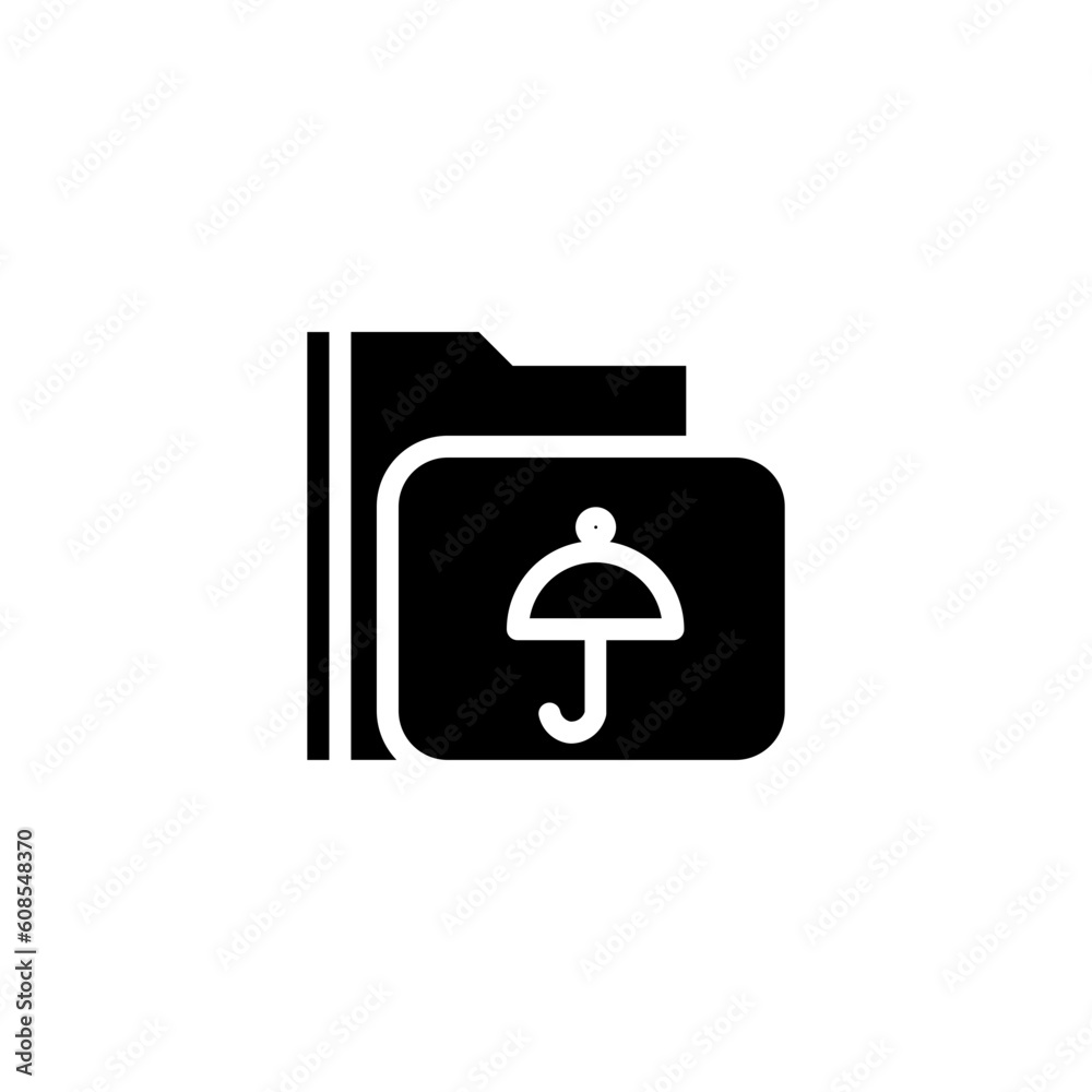 catalog document folder solid icon catalog document folder solid icon