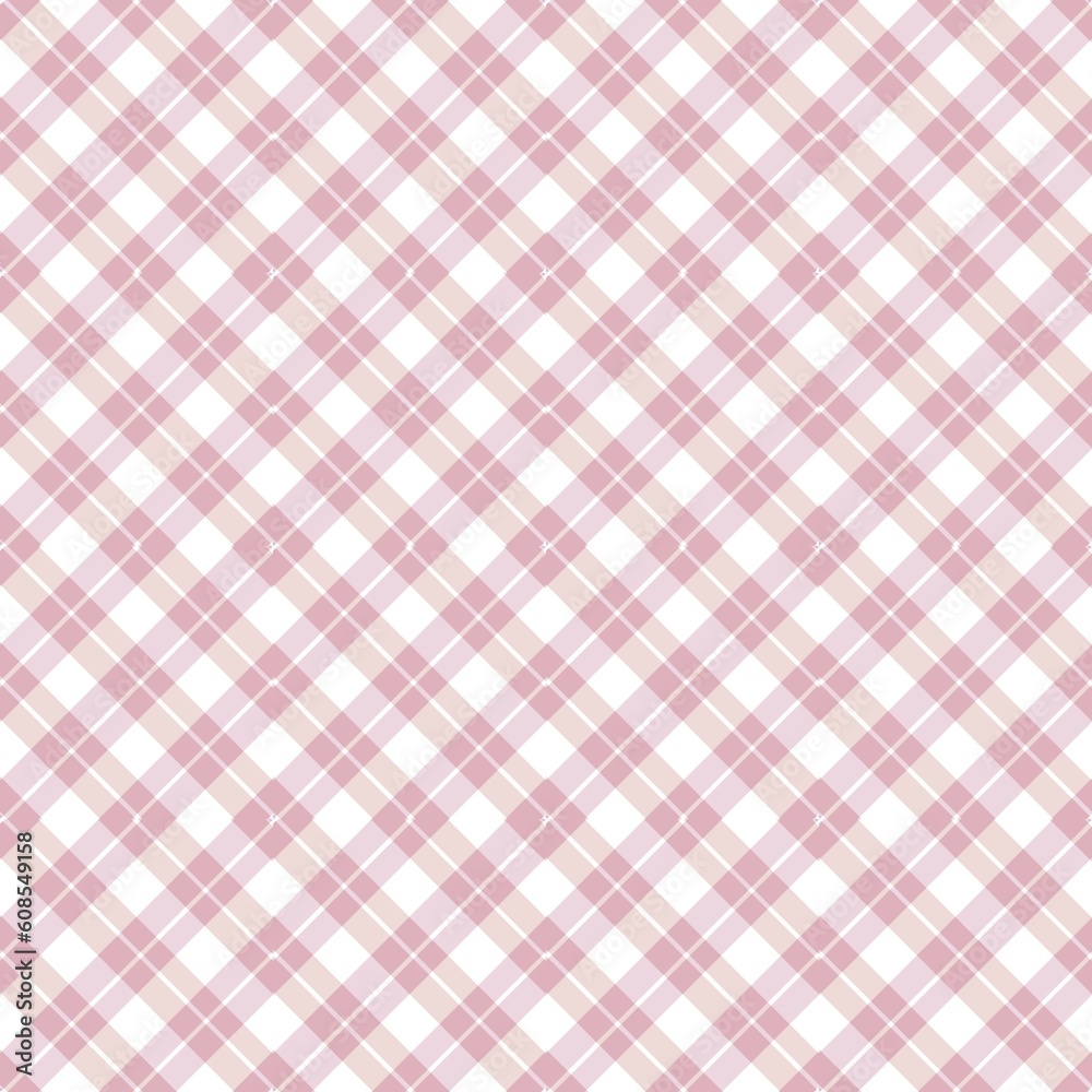 Seamless plaid pattern.. Pink and white background. Seamless plaid pattern.. Pink and white background.