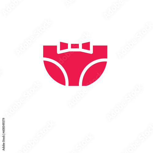 female people underpants solid icon