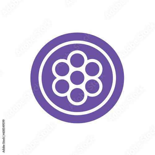 optical fiber repair solid icon