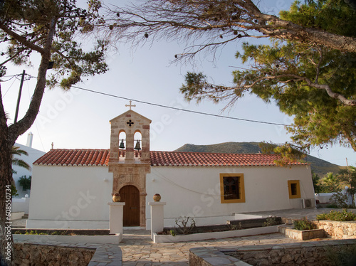 Greece Kithira island  Avlemonas port church photo