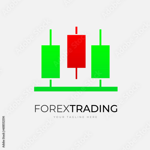 Forex Trading Business logo design for Online trading for crypto Bitcoin