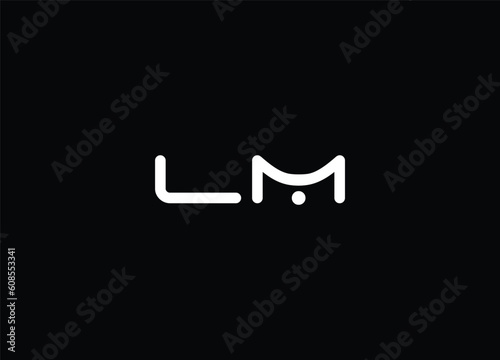  LM Letter logo design and vector logo