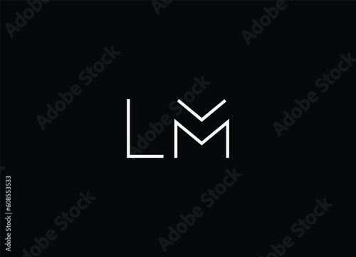  LM Letter logo design and vector logo