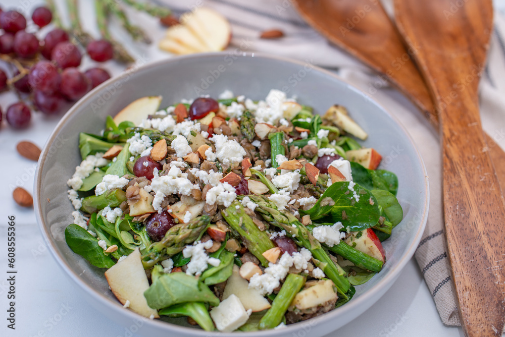 healthy home made asparagus salad healthy home made asparagus salad
