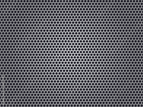 Seamless Silver Metal Texture or Background. Vector Illustration