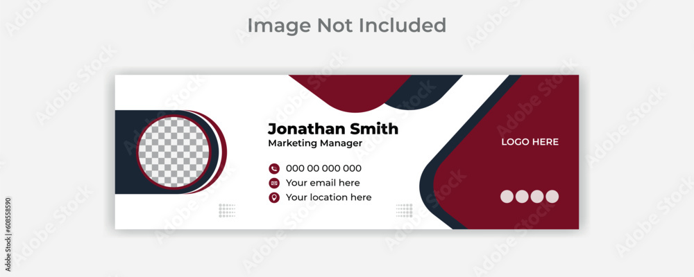 personal email signature social media design. personal email signature social media design.