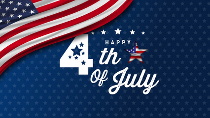 Happy 4th of July, USA Background