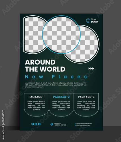 travel tour flyer template