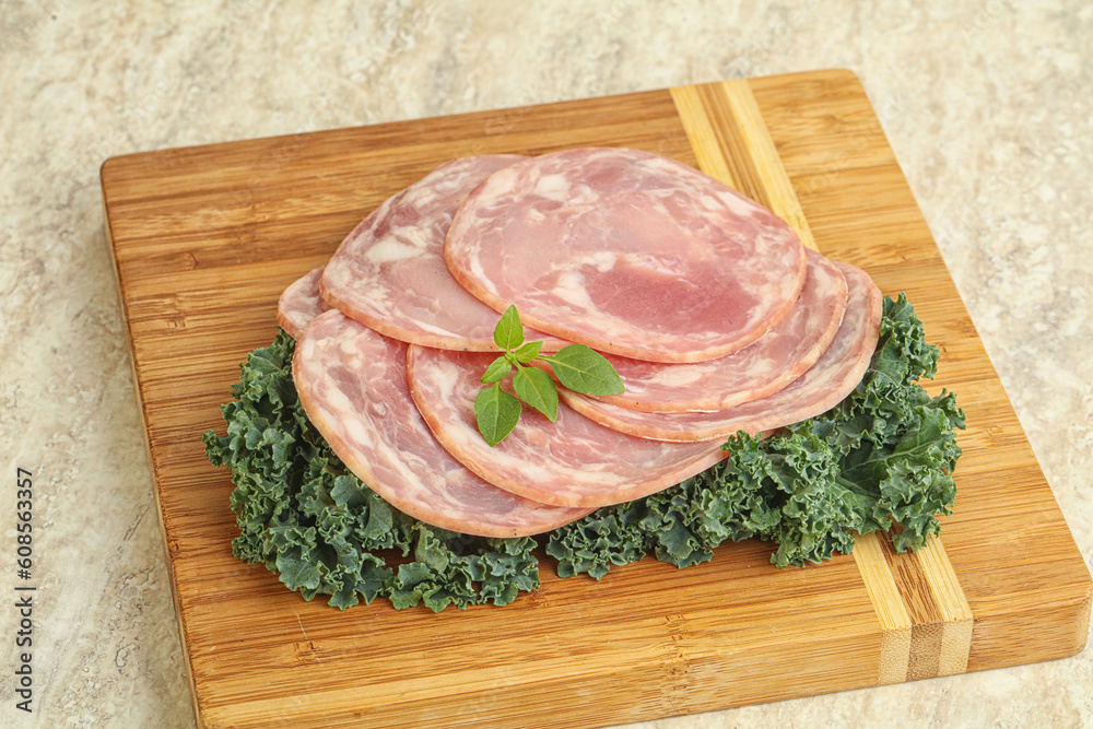 Italian pork salami sausage - Napoli Italian pork salami sausage - Napoli