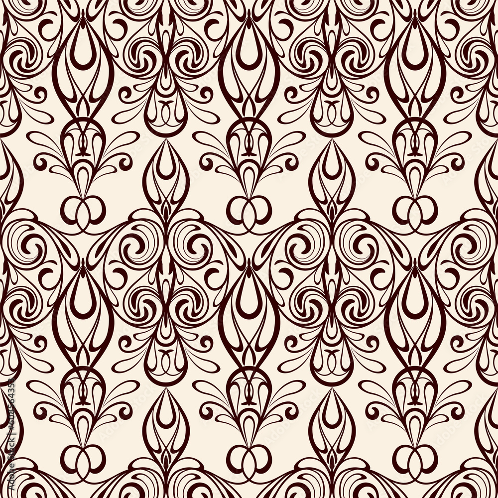 vector seamless vintage retro pattern