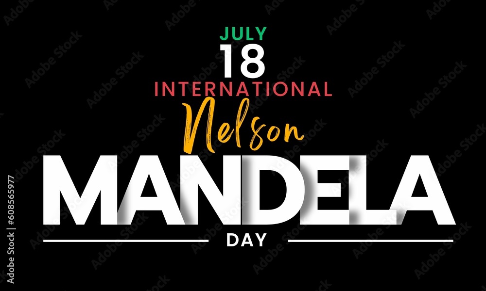 International nelson mandela day July 18 banner design International nelson mandela day July 18 banner design