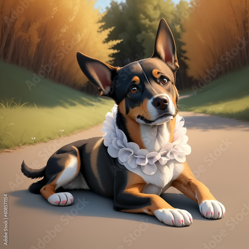 Cute and adorable little do...