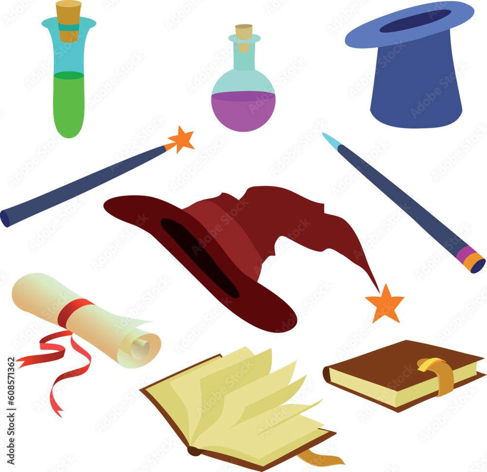 Naklejka premium Magic halloween