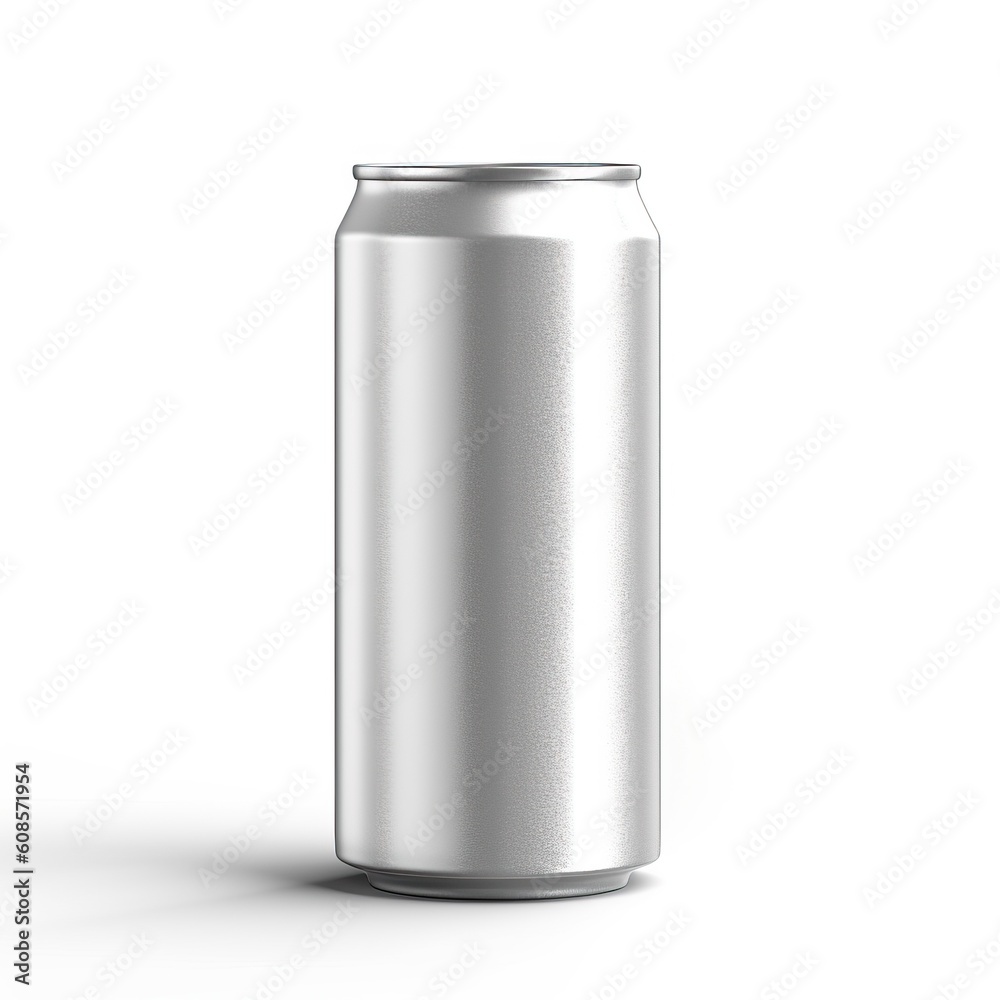 Portrait soda cans mockup isolated on white AI Generative Portrait soda cans mockup isolated on white AI Generative