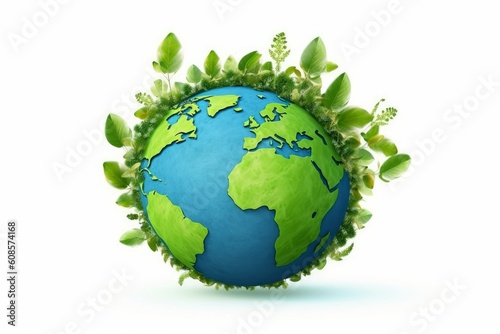 Invest in our planet: Earth Day concept background .Generative AI