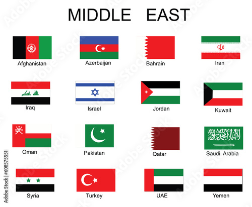 List of all flags of Middle Asia  countries