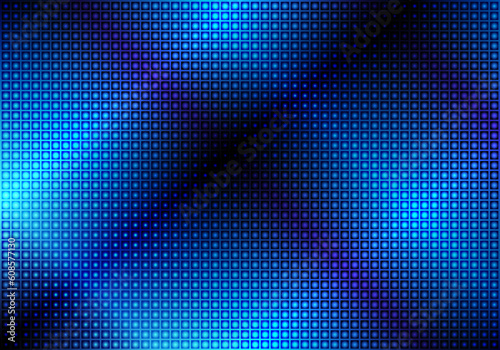 Glowing Blue Abstract Party Background