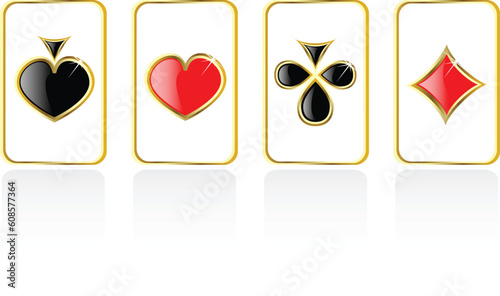 vector play card set eps 8