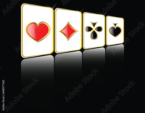 vector play card set eps 8