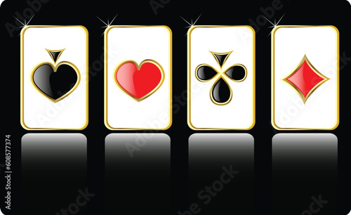 vector play card set eps 8