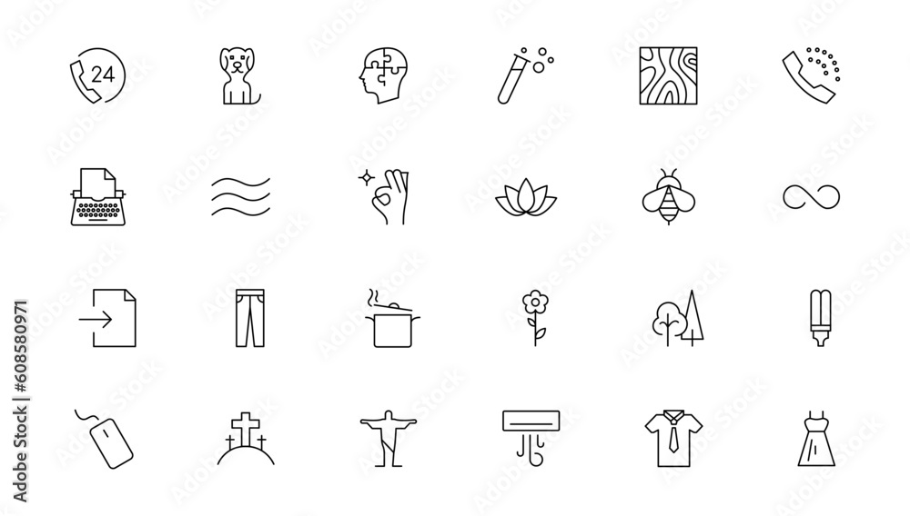 Set of thin line web icon set, simple outline icons collection, Pixel Perfect icons, Simple vector illustration Set of thin line web icon set, simple outline icons collection, Pixel Perfect icons, Simple vector illustration