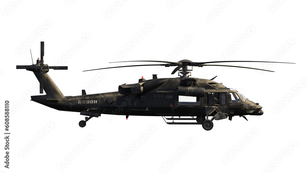 3d render military helicopter war machine end of world - obrazy, fototapety, plakaty 