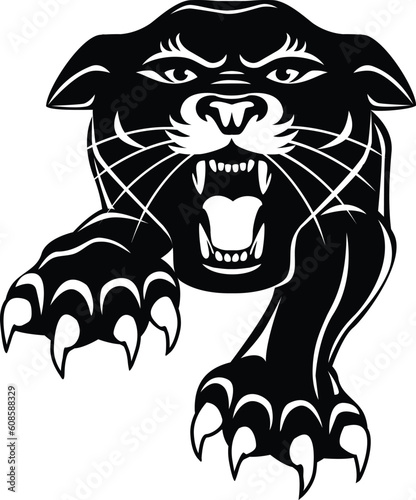 Vector Illustration Black Panther