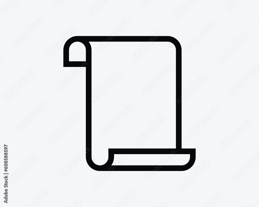 Open Scroll Icon Document Parchment Paper Ancient Papyrus Manuscript Blank Page Roll Sign Symbol Black Artwork Graphic Illustration Clipart EPS Vector Open Scroll Icon Document Parchment Paper Ancient Papyrus Manuscript Blank Page Roll Sign Symbol Black Artwork Graphic Illustration Clipart EPS Vector